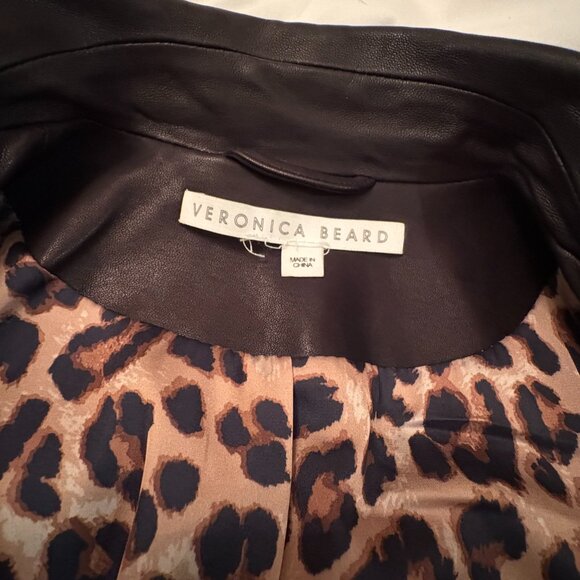 Veronica Beard Black Leather Jacket - Picture 5 of 7